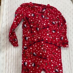 Vineyard vines festive red baby onesie